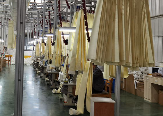 7 Microns 3D Porous 250mm PP Felt Dust Collector Bags