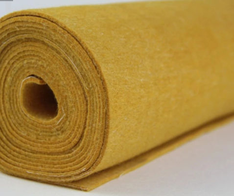 Yellow 2.4mm Metamax Needle Felt Filter Cloth