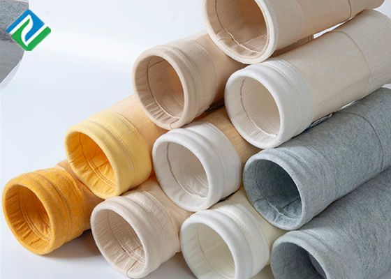 ISO9001 450gsm 1.6mm 75 Micron Polyester Filter Bags
