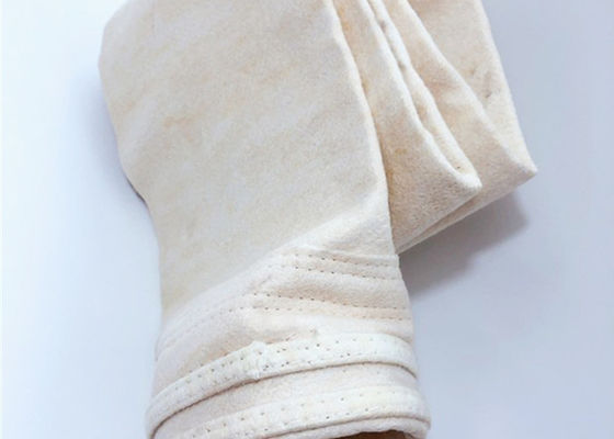 Calendering Polyester PTFE Dust Filter Bag 5mg/Nm3 Efficiency