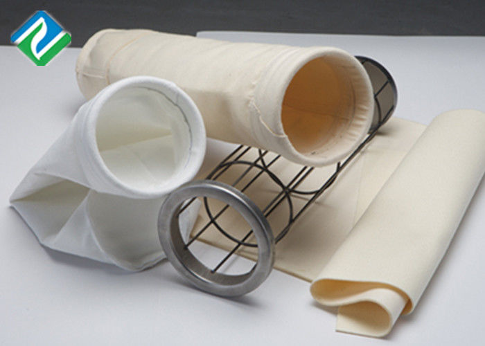 Woven PTFE Glass Fiber Fabric 25 Micron Cement Filter Bags