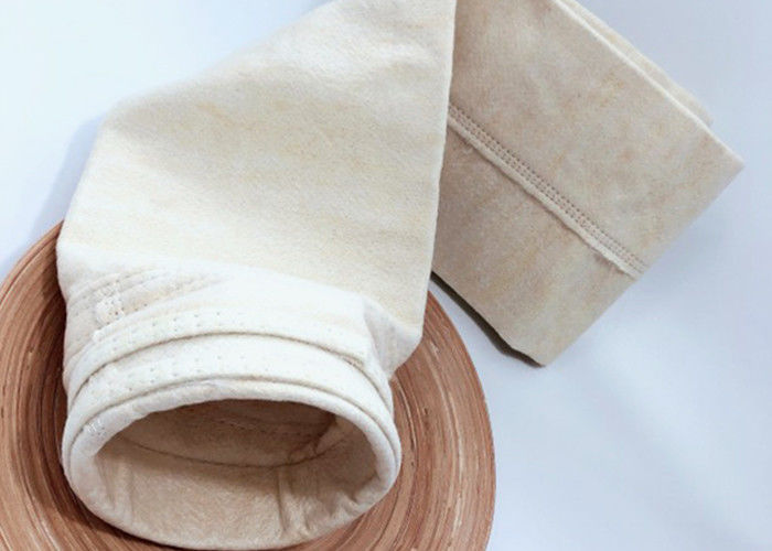 PPS Singeing Polyester Needle Felt Filter Bags Anti Acid